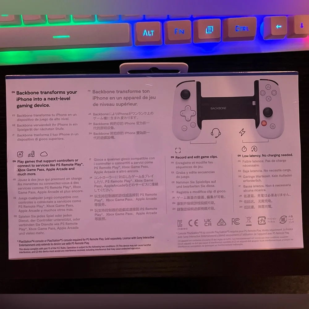 PlayStation Backbone Controller - White